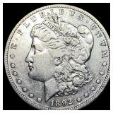 1892-S Silver Morgan Dollar NEARLY  UNCIRCULATED