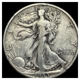 1933-S Silver Walking Liberty Half Dollar  LIGHTL