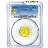 1925-D $2.50 Gold Quarter Eagle PCGS AU58