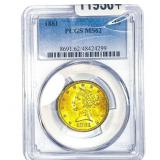 1881 $10 Gold Eagle PCGS MS62