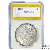 1889 Morgan Silver Dollar PGA MS66