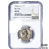 1964 Washington Silver Quarter NGC MS64