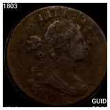 1803 Draped Bust Large Cent NEARLY UNCIRCULATED