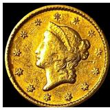 1861 Gold $1 Indian Princess Head HIGH GRADE