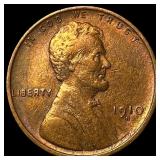 1910-S Lincoln Wheat Cent NEARLY UNCIRCULATED