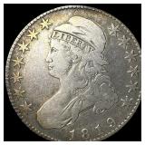 1819 Capped Bust Half Dollar LIGHTLY CIRCULATED