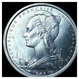 1948 French West Africa 2 Francs