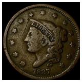 1837 Coronet Head Large Cent NICELY CIRCULATED
