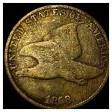 1858 Copper-Nickel Flying Eagle Cent NICELY CIRCUL