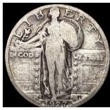 1927-S Standing Liberty Silver Quarter LIGHTLY CIR