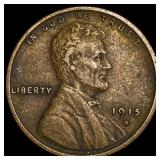 1915-S Lincoln Wheat Cent NEARLY UNCIRCULATED