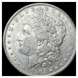 1904 Morgan Silver Dollar NEARLY UNCIRCULATED