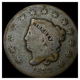 1832 Coronet Head Large Cent NICELY CIRCULATED