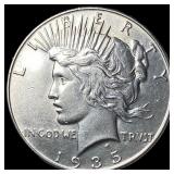 1935 Silver Peace Dollar CLOSELY UNCIRCULATED