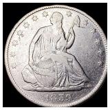 1859 Seated Liberty Half Dollar HIGH GRADE