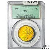 1895 $10 Gold Eagle PCGS MS61
