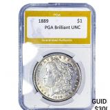 1889 Morgan Silver Dollar PGA Brilliant UNC