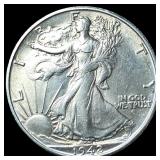 1942-S Silver Seated Liberty Half Dollar  CLOSELY