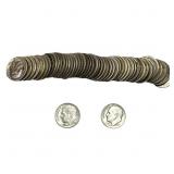 [50 Coins] Mixed Dates Roosevelt Dime