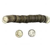 [50 Coins] Mixed Dates Roosevelt Dime