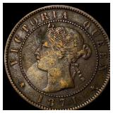 1871 Prince Edward Island Bronze 1 Cent