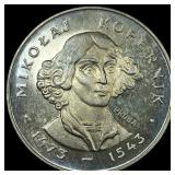 1973 Poland SIlver 100 Zloty