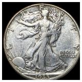 1935-D Silver Walking Liberty Half Dollar CLOSELY