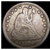 1876 Seated Liberty Quarter LIGHTLY CIRCULATED