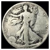 1919-S Silver Walking Liberty Half Dollar ABOUT UN