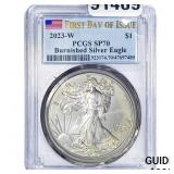 2023-W $1 1OZ SE Burnished  PCGS SP70