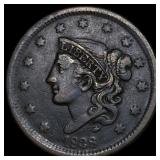 1838 Braided Hair Large Cent NEARLY  UNCIRCULATED