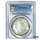 1921-S Morgan Silver Dollar PCGS MS64