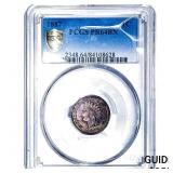 1887 Indian Head Cent PCGS PR64 BN