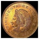 1959 Mexico Bronze 50 Centavos