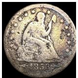 1853 Arrows Seated Liberty Quarter NICELY CIRCULAT