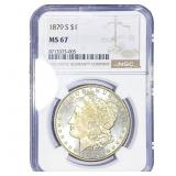 1879-S $10 Gold Eagle NGC MS67