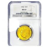 1932 $10 Gold Eagle NGC MS63