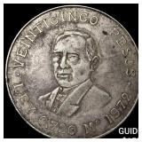 1972 Mexico Silver 25 Pesos