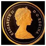 1987 Canada Bronze 1 Cent Cameo Proof