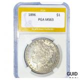 1896 Morgan Silver Dollar PGA MS63