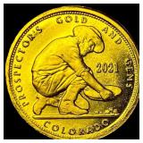 2021 24K Gold 0.10 Troy Oz Prospector