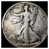 1923-S Silver Walking Liberty Half Dollar LIGHTLY