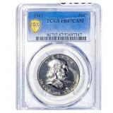 1961 Franklin Half Dollar PCGS PR67 DCAM