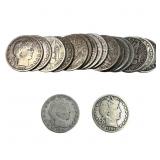 [20 Coins] Mixed Dates Barber Half Dollar