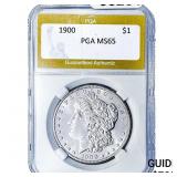 1900 Morgan Silver Dollar PGA MS65