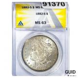 1882-S Morgan Silver Dollar ANACS MS63