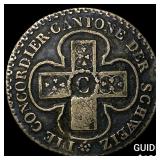 1826 Switzerland Bern Silver 5 Batzen