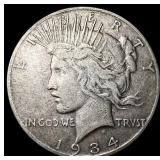 1934 Silver Peace Dollar LIGHTLY CIRCULATED