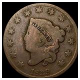 1829 Coronet Head Large Cent NICELY  CIRCULATED