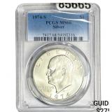 1974-S Eisenhower Dollar PCGS MS68 Silver